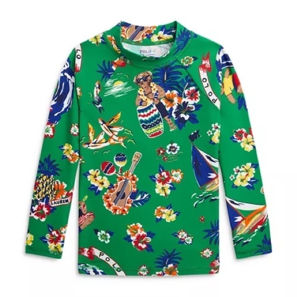 Polo Ralph Lauren
Boys' Polo Surfer Bear Performance Rash Guard - Picture 1 of 8